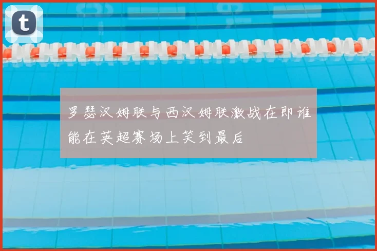 罗瑟汉姆联与西汉姆联激战在即谁能在英超赛场上笑到最后