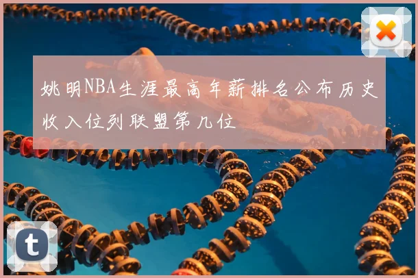 姚明NBA生涯最高年薪排名公布历史收入位列联盟第几位
